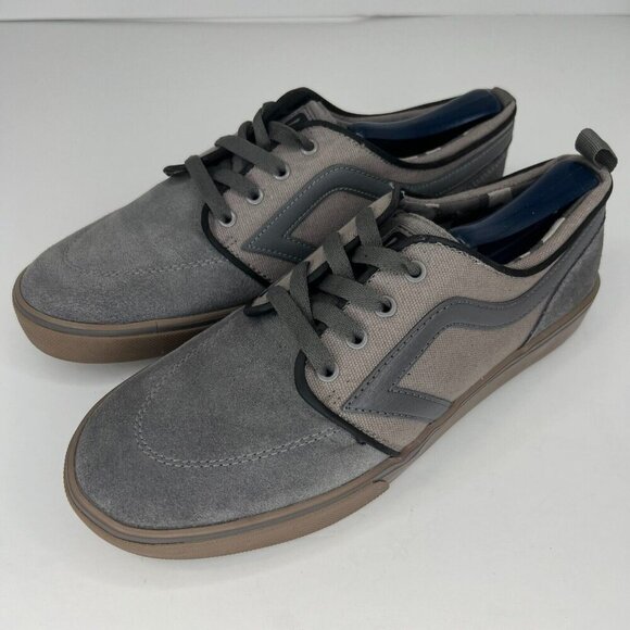 Airspeed Mens MNAS4401002 Rail Gray Lace-Up Low-Top Lined Size 8 Skate Shoes - Picture 1 of 9